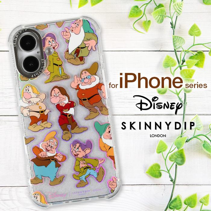 iPhone 16 ケース 七人の小人 SKINNYDIP カバー 白雪姫 ディズニー