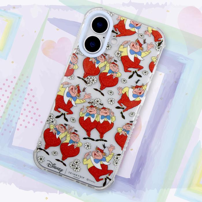 iPhone 14 ケース アリス SKINNYDIP カバー 双子 ディズニー 不思議の