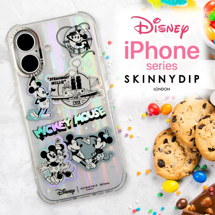iPhone 14 Pro ケース ミッキー ミニー SKINNYDIP カバー ミッキー
