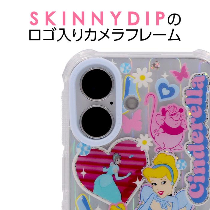 iPhone16Plus ケース ディズニー プリンセス シンデレラ SKINNYDIP