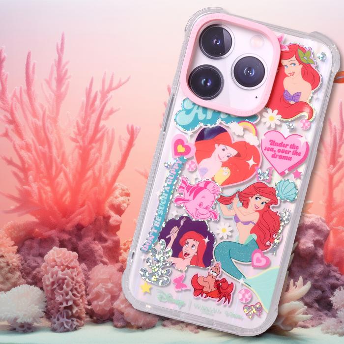 新品 ディズニー リトルマーメイド iPhone14対応 iPhoneケース iPhone14Pro ケース ディズニー アリエル リトルマーメイド プリンセス