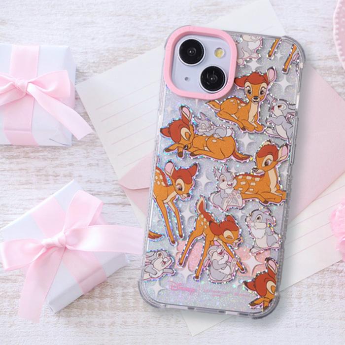 iPhone14 ケース バンビ とんすけ ディズニー かわいい SKINNYDIP
