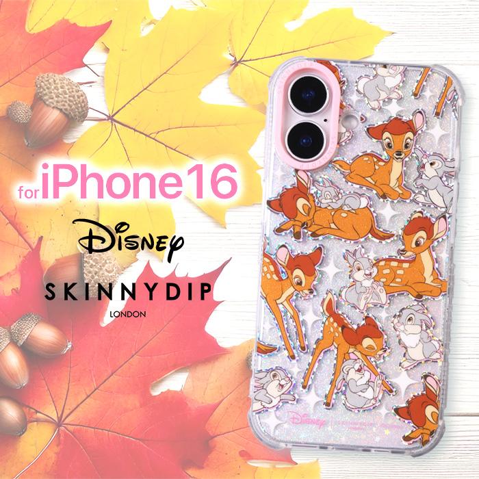 iPhone16 ケース バンビ とんすけ ディズニー SKINNYDIP iPhone16 ケース バンビ とんすけ ディズニー かわいい SKINNYDIP