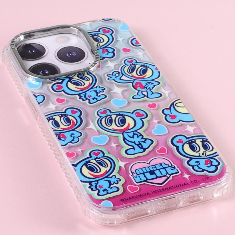 SKINNYDIP×エンジェルブルーナカムラくん iPhone 15proケース iPhone 15 Pro ケース エンジェルブルー キャラクター
