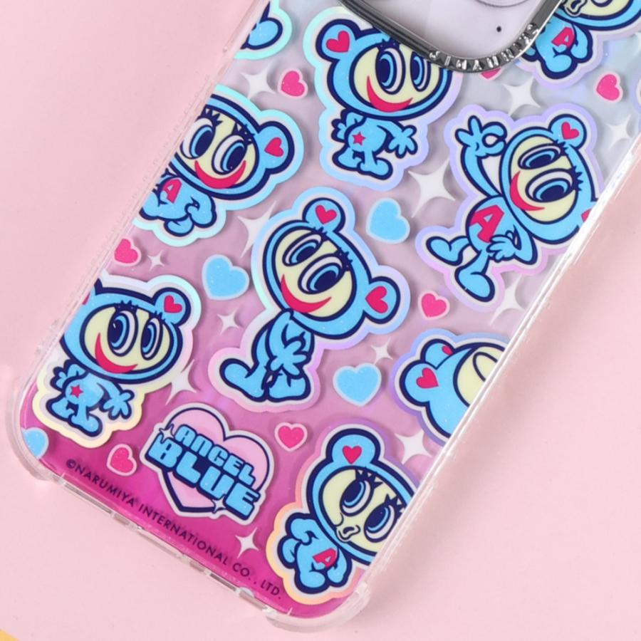 SKINNYDIP×エンジェルブルーナカムラくん iPhone 15proケース iPhone 15 Pro ケース エンジェルブルー キャラクター