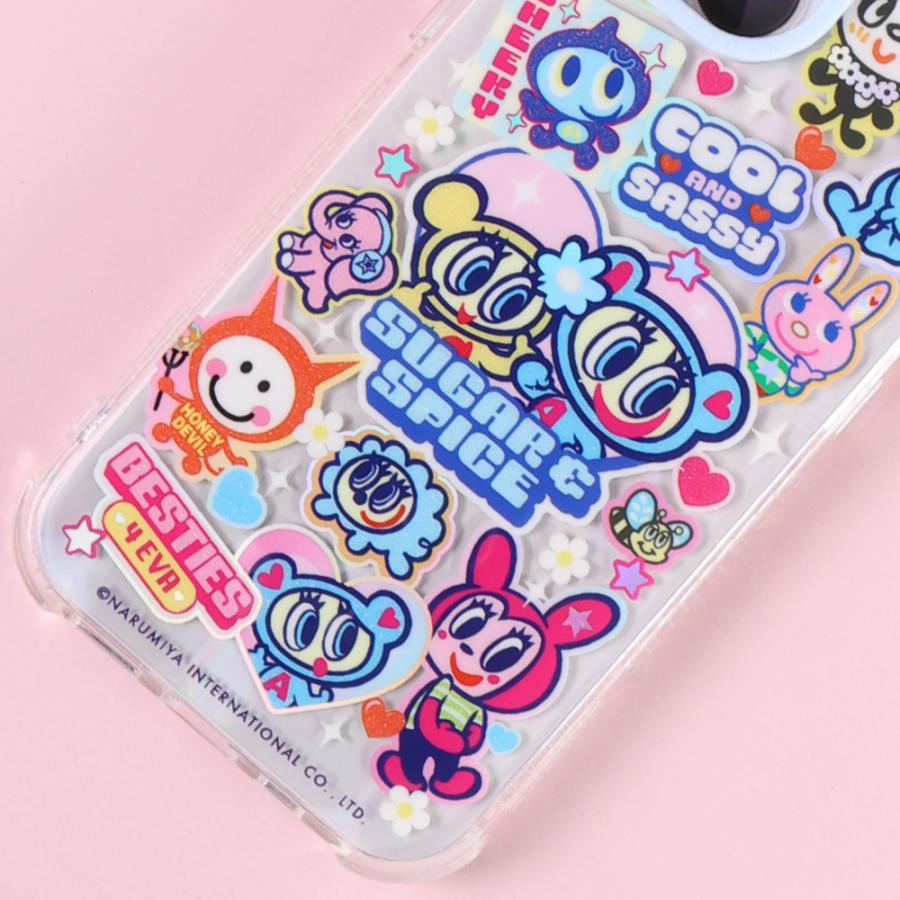 【匿名配送】ANGEL BLUE iPhone 15 ケース➕ストラップ white-bang_s2lt4571651617177