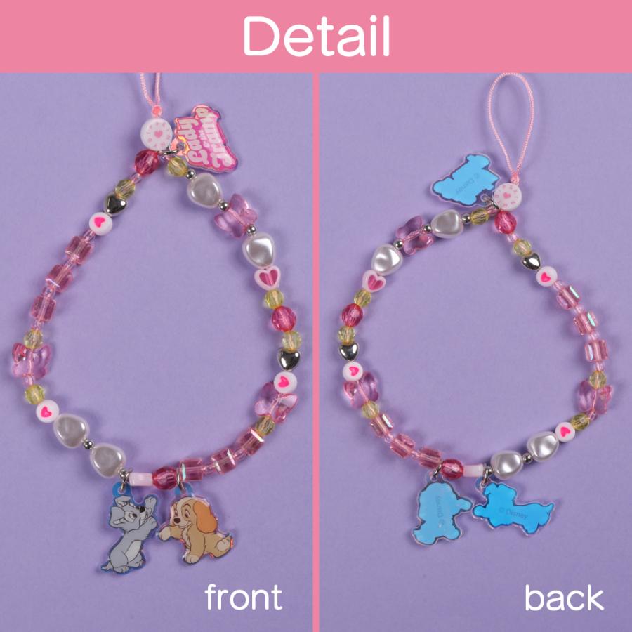 スマホストラップ レディ トランプ わんわん物語 キャラクター