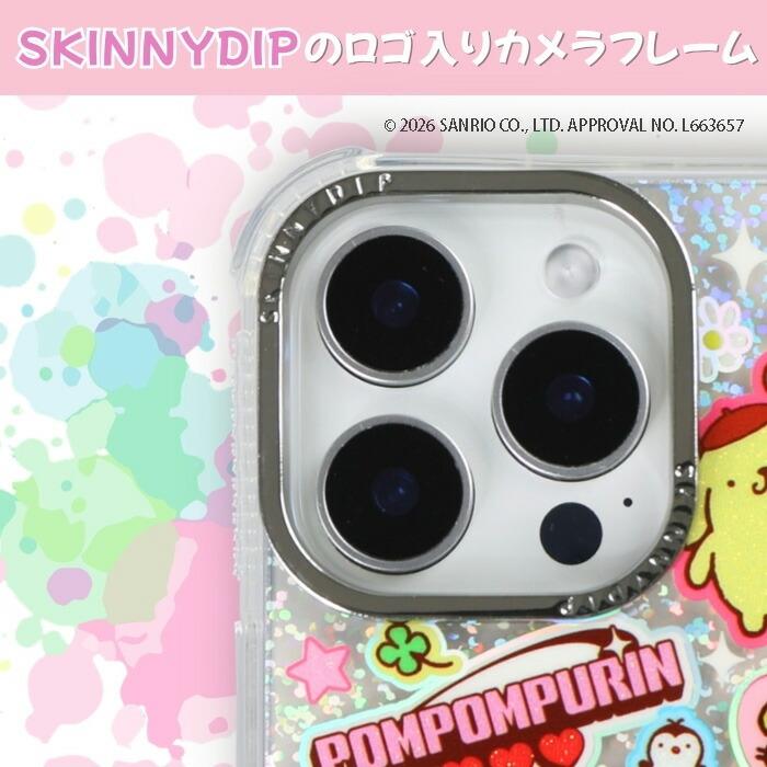 iPhone 16 Pro ケース ポムポムプリン クリア アイフォン16プロ