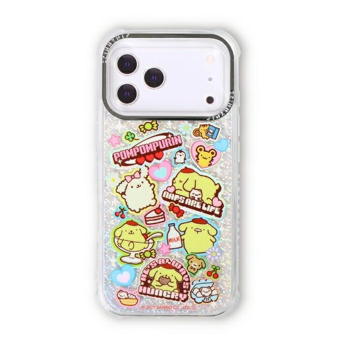 iPhone 17 Pro ケース ポムポムプリン クリア アイフォン17プロ