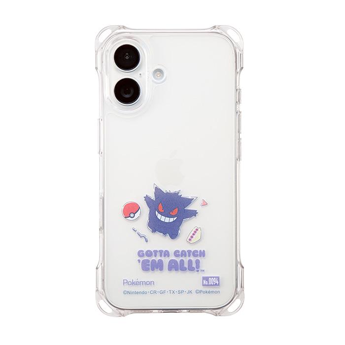 iPhone16 ケース ゲンガー アイフォン16 ポケモン キャラクター