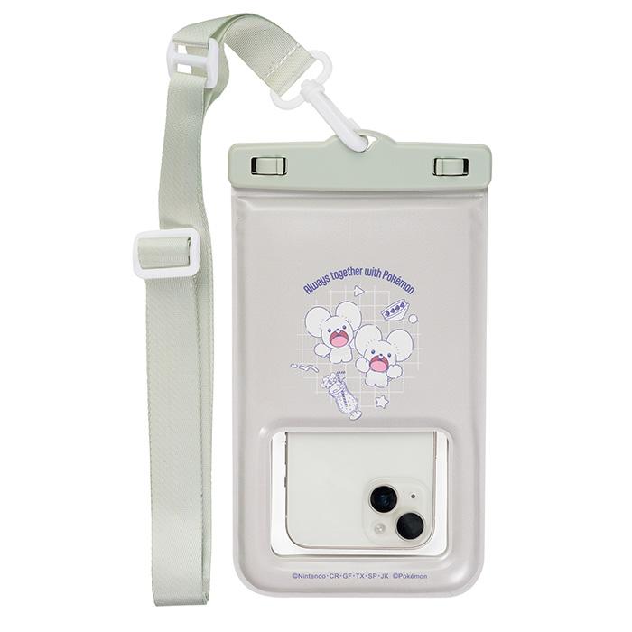 スマホ 防水ケース ポケモン キャラクター かわいい ワッカネズミ お