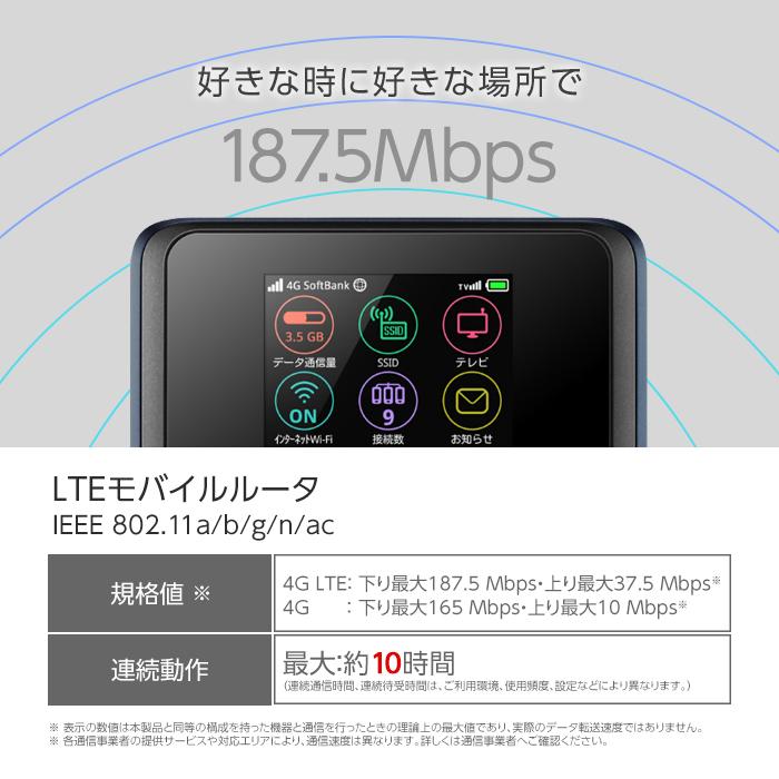 中古 501hw 本体 WiFiルーター SIMフリー SIMロック解除済み Huawei モバイルルーター wifi ルーター 11ac 動作確認済み 本体のみ｜white-bang｜03