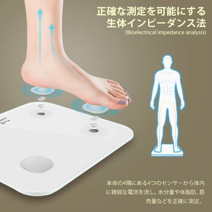 体重計 体脂肪率 安い スマホ連動 デジタル 体組成計 18 薄型 筋肉量 骨量 内臓脂肪 体脂肪計付き体重計 Bluetooth ヘルスメーター 赤ちゃん 1kk 父の日 Tfn ケース フィルムのwhitebang 通販 Yahoo ショッピング