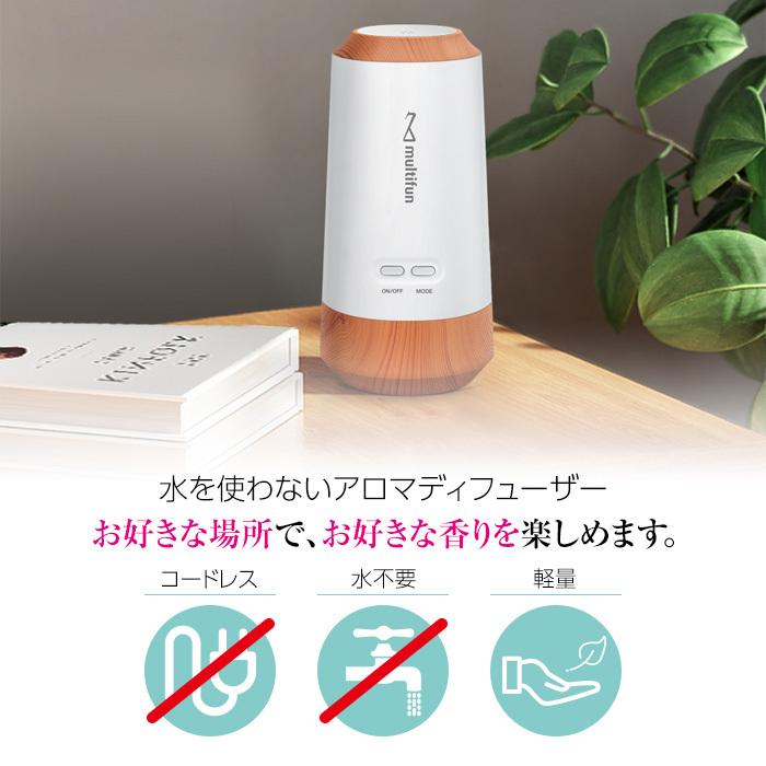 アロマディフューザー 水を使わない 車用 ネブライザー 気化式 車 充電式 ディフューザー アロマ コードレス 1kk 父の日 Tfn ケース フィルムのwhitebang 通販 Yahoo ショッピング