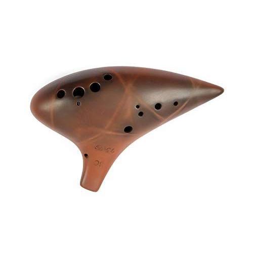 期間限定特価 Tng オカリナ 楽器 12穴 シングル ベース C調 紫砂赤土 運