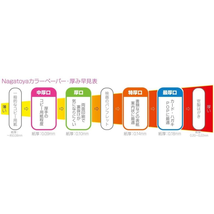 新登場 5％OFFクーポン対象 業務用100セット Nagatoya カラーペーパー