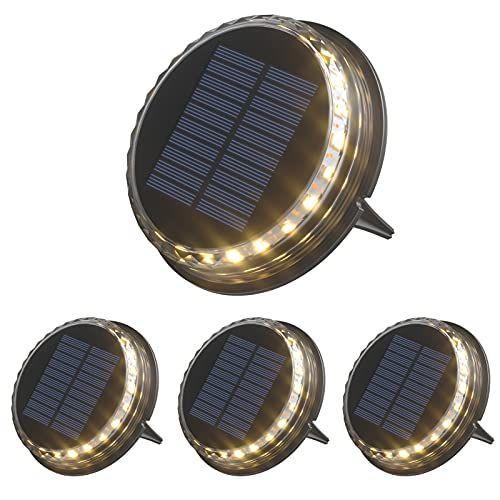 ガーデンライト 屋外 ソーラーライト 埋め込み式 暖色系 スポットライト 自動点灯 太陽光パネル充電 Ip65防水 Ledライト 取付簡単 ブランド品専門の