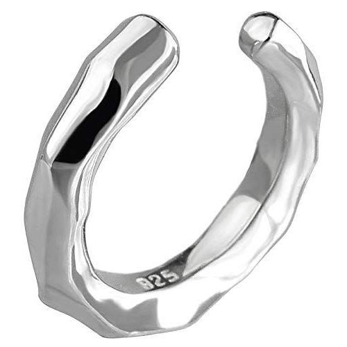 Pi0518 ブランド名 2pieces シルバーアクセサリー イヤーカフ メンズ ランダム面 シンプル 片耳用売り 贈呈