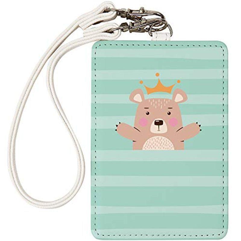 財布 帽子 ファッション小物 国内正規品 パスケース ストラップ付き 定期入れ キャラクター キャラ キャラケース クマ 熊 Icカード入れ 通勤 通学 2reoi Tyguezsvhe Www Sakphotography Com