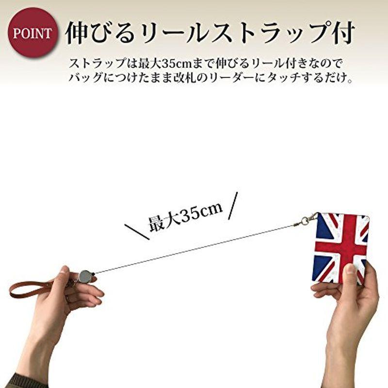 パスケース 定期入れ リール付き かわいい イギリス 国旗 ユニオンジャック 格好良い かっこいい 二つ折り 中がみえない おしゃれ メンズ White Cat Brothers 通販 Yahoo ショッピング