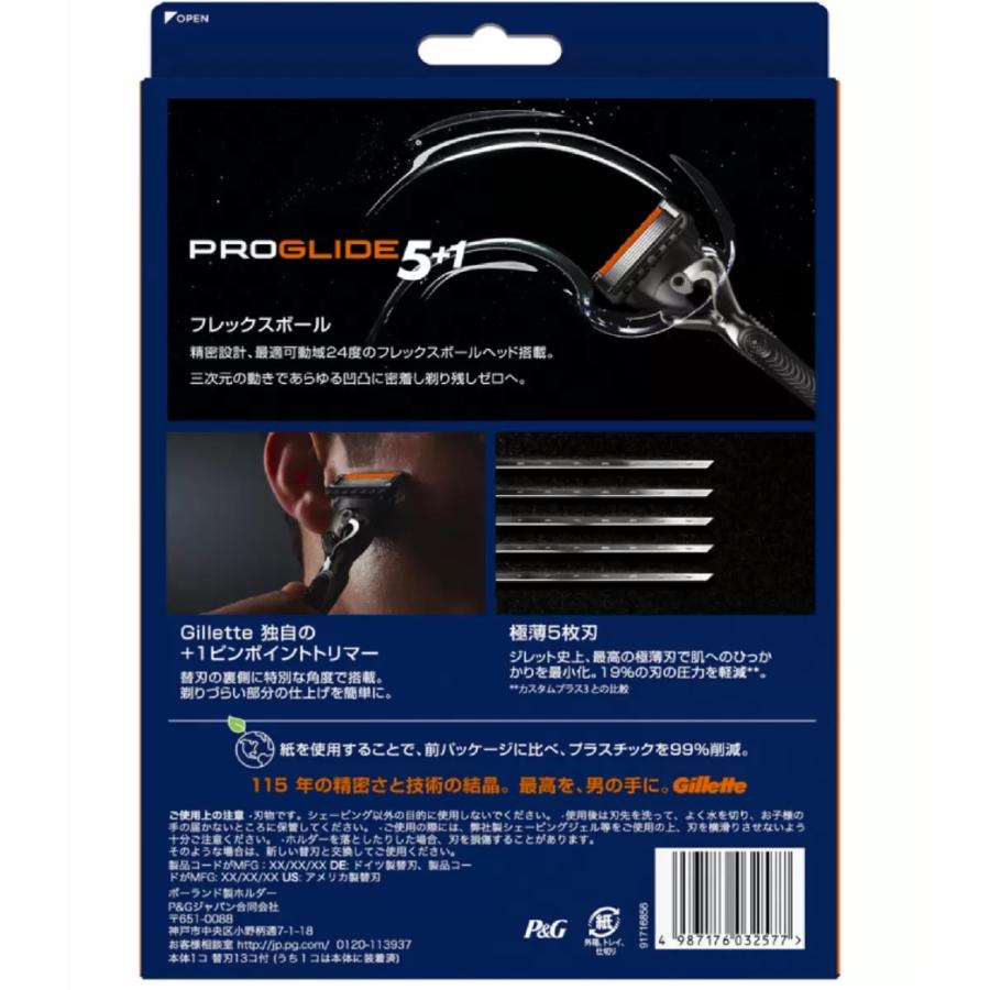 P&G ジレット プログライド フレックスボール マニュアル 髭剃り