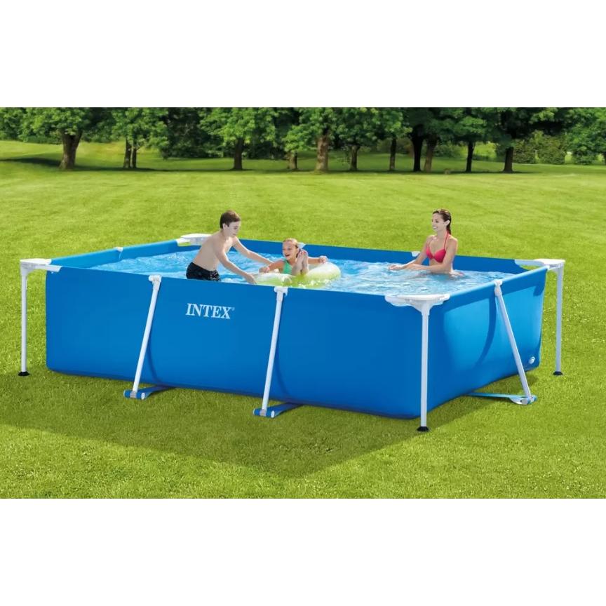 INTEX カバー付き インテックス レクタングラ フレームプール 3m