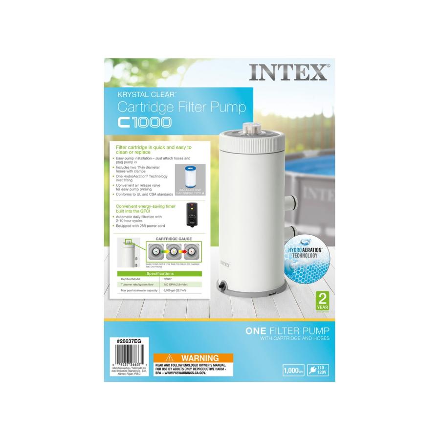 INTEX インテックス プール用 フィルターポンプ カートリッジ