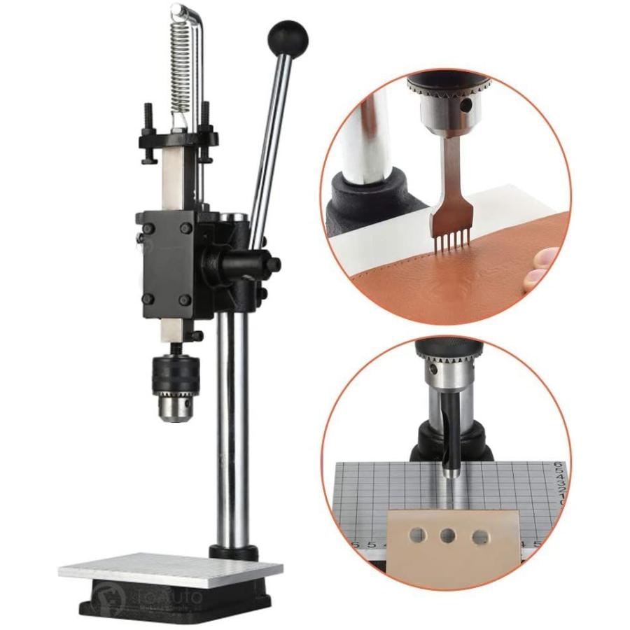 絶対一番安い Toauto レザーパンチ ハトメ レザークラフト ハンドプレス 穴あけパンチ 穴開け 革細工 ハンドプレス機 レザーパンチ ハトメ機本体 最高の Zoetalentsolutions Com