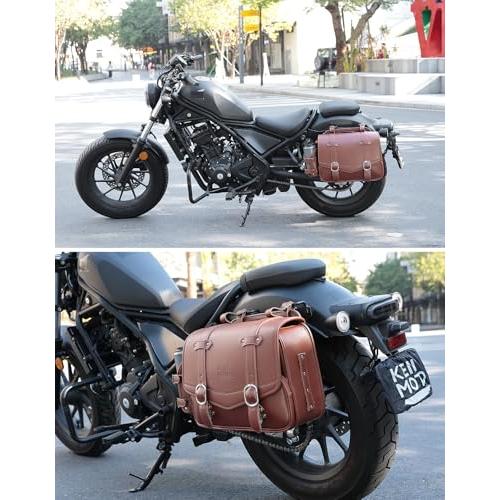 KEMIMOTO バイク サイドバッグ サドルバッグ 汎用 15L サイドバック 大 