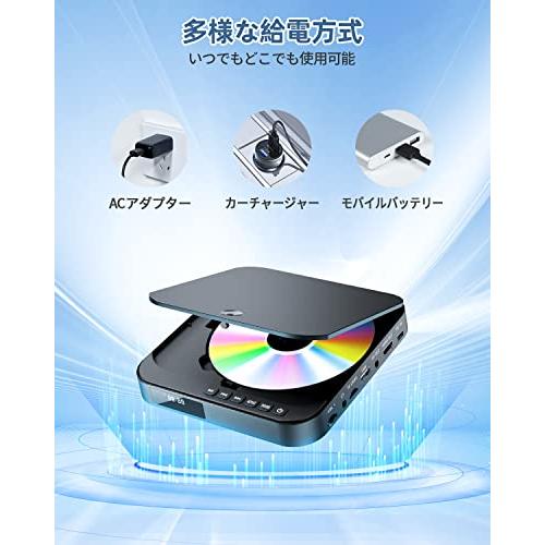 ミニDVDプレーヤー 1080PサポートFELEMAN DVD/CD再生専用モデル