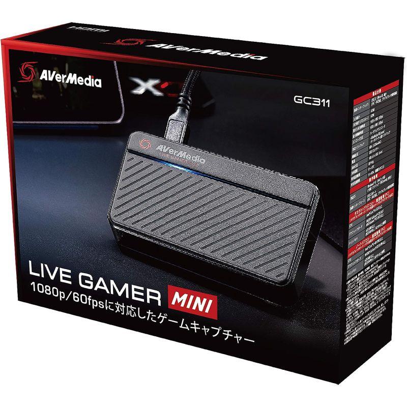 AVerMedia Live Gamer MINI ゲームキャプチャーボックス HDMIパススルー 1920x1080 (60fps) 録画対応 DV514 GC311 AVerMedia Live Gamer MINI ゲームキャプチャーボックス HDMI