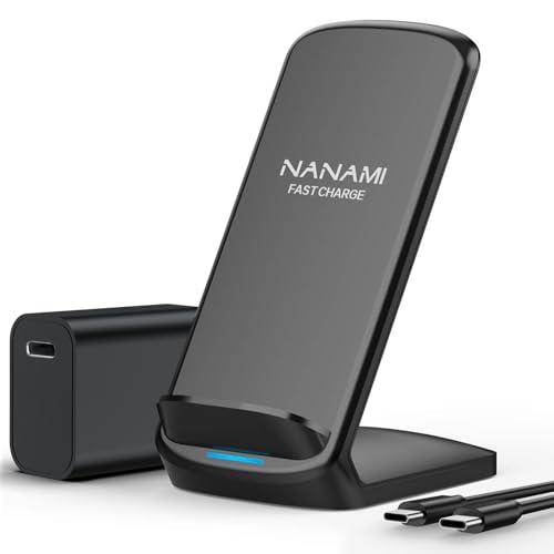 nanami 置くだけワイヤレス急速充電器 NANAMI ワイヤレス急速充電器 置くだけ充電器 : ホワイトストアヤフー