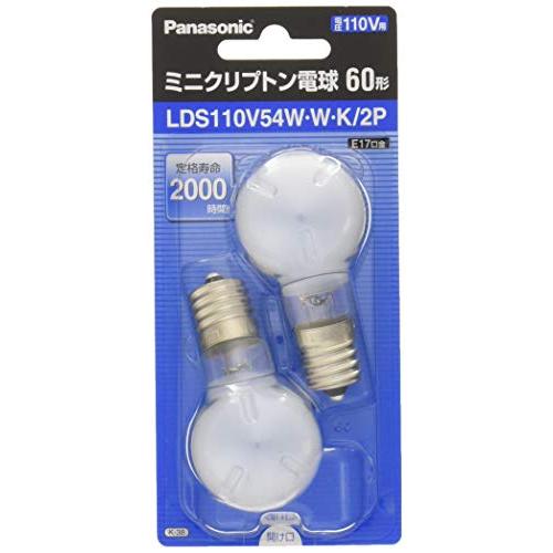 パナソニック ミニクリプトン電球 110V 60W形(54W) E17口金 35mm径