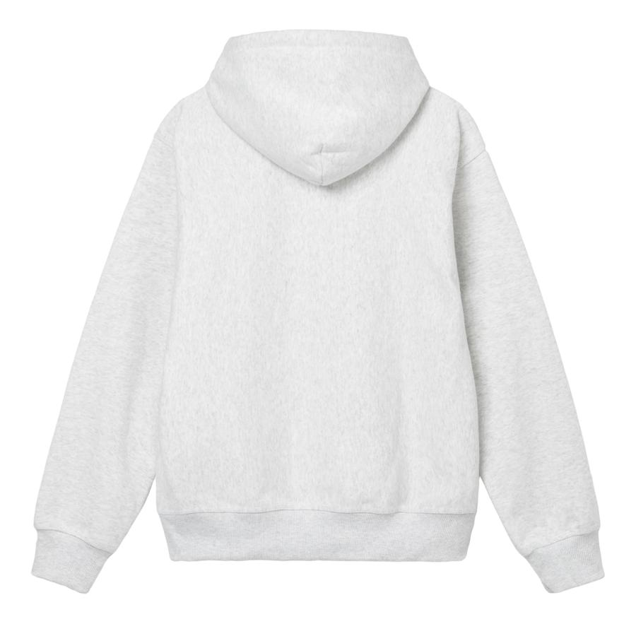 メ*ん様 STUSSY ステューシー ホワイト フーディー パーカー STUSSY（ステューシー） STUSSY BASIC APPLICATION HOOD パーカー