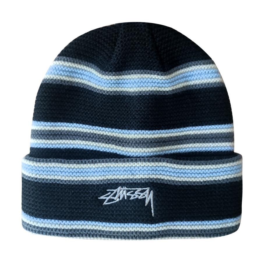 STUSSY（ステューシー） STUSSYニット帽 TRIPLE STRIPE CUFF BEANIE