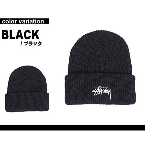 STUSSY（ステューシー） ストックロゴ刺繍 ニットキャップ ビーニー