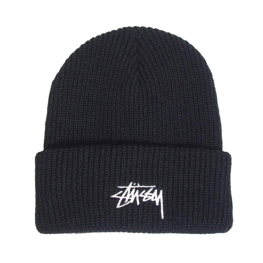 STUSSY（ステューシー） ストックロゴ刺繍 ニットキャップ ビーニー