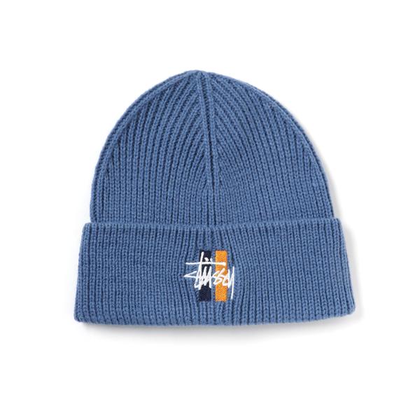 STUSSY（ステューシー） STUSSYニット帽 Bars Logo Cuff Beanie stussy