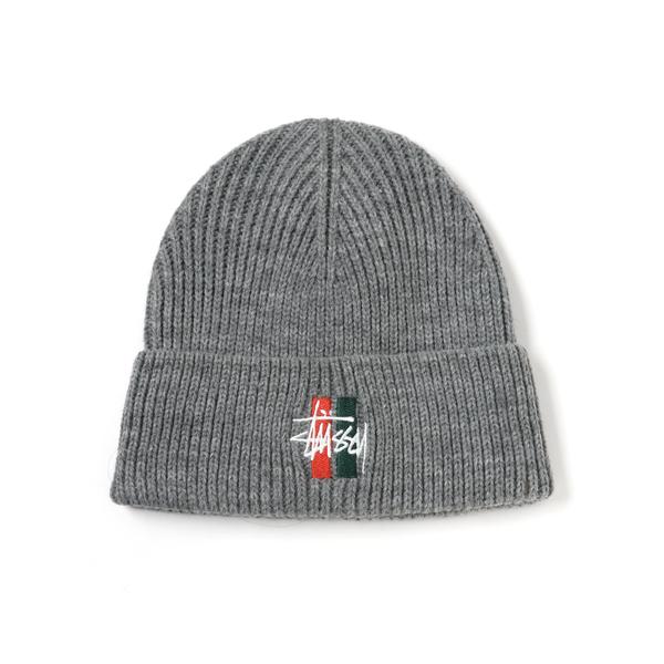 STUSSY（ステューシー） STUSSYニット帽 Bars Logo Cuff Beanie stussy