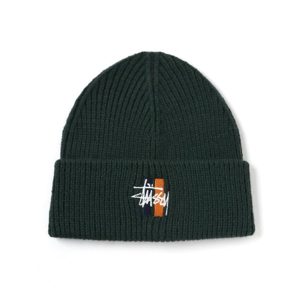 STUSSY（ステューシー） STUSSYニット帽 Bars Logo Cuff Beanie stussy