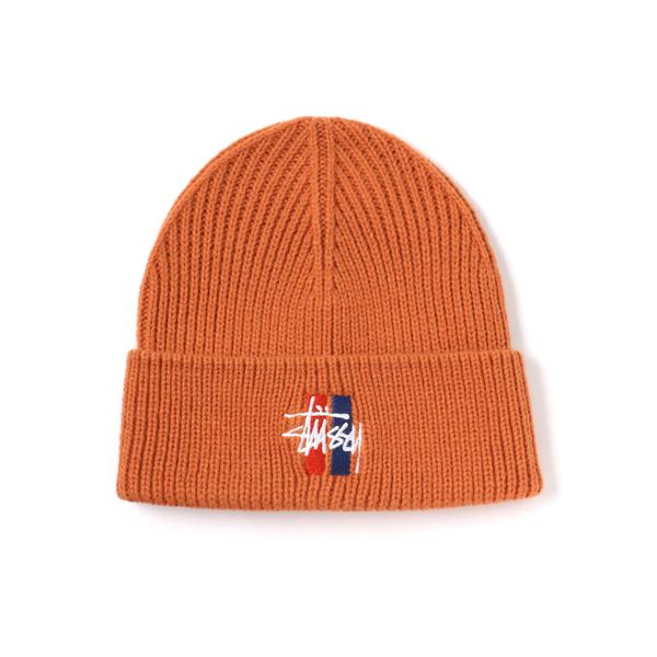 STUSSY（ステューシー） STUSSYニット帽 Bars Logo Cuff Beanie stussy