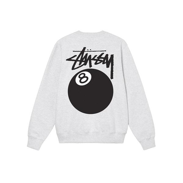 STUSSY ステューシー 8 BALL CREW　1914749  ステューシートレーナー 裏起毛 スウェット  [並行輸入品]｜white-wind-shop｜04