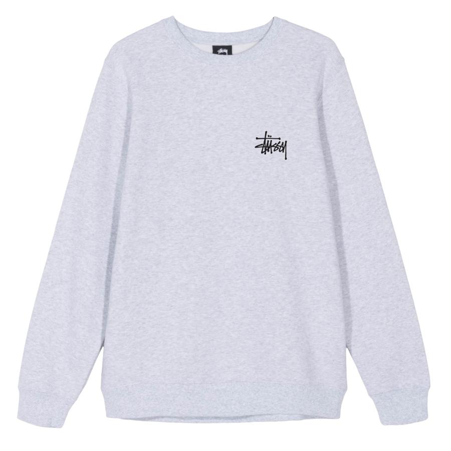 STUSSY ステューシー BASIC STUSSY CREW  裏起毛  フード フーディ トップス   スウェット トレーナー  1914762 [並行輸入品]｜white-wind-shop｜02