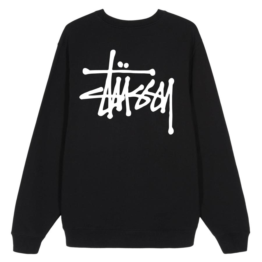 STUSSY ステューシー BASIC STUSSY CREW  裏起毛  フード フーディ トップス   スウェット トレーナー  1914762 [並行輸入品]｜white-wind-shop｜05