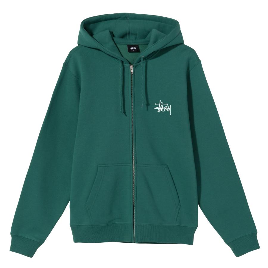 STUSSY ステューシー BASIC ZIP HOOD 1974259 [full zip hooded sweat] パーカー フード フーディ トップス Zip up Hoody Parker ジップパーカー [並行輸入品]｜white-wind-shop｜08