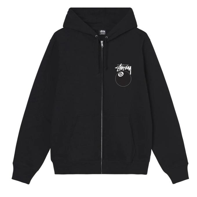 STUSSY ステューシー 8 BALL ZIP HOOD 1974735[full zip hooded sweat] パーカー フード フーディ トップス Zip up Hoody Parker ジップパーカー [並行輸入品]｜white-wind-shop｜02