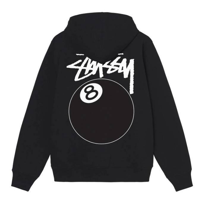 STUSSY ステューシー 8 BALL ZIP HOOD 1974735[full zip hooded sweat] パーカー フード フーディ トップス Zip up Hoody Parker ジップパーカー [並行輸入品]｜white-wind-shop｜03