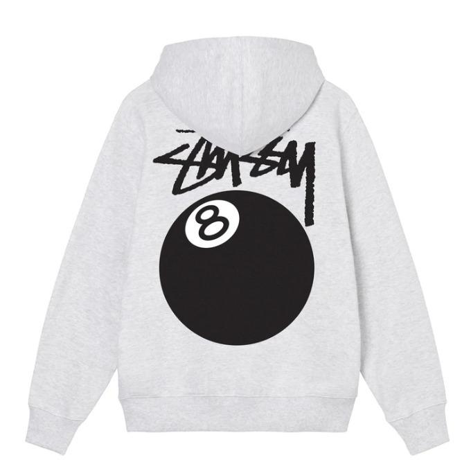 STUSSY ステューシー 8 BALL ZIP HOOD 1974735[full zip hooded sweat] パーカー フード フーディ トップス Zip up Hoody Parker ジップパーカー [並行輸入品]｜white-wind-shop｜05