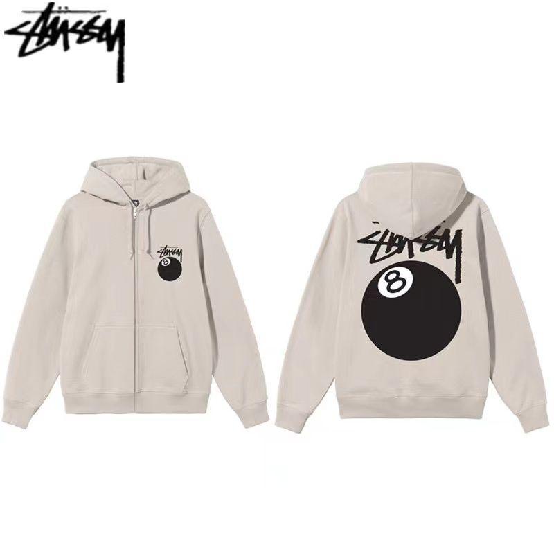 STUSSY ステューシー 8 BALL ZIP HOOD 1974735[full zip hooded sweat] パーカー フード フーディ トップス Zip up Hoody Parker ジップパーカー [並行輸入品]｜white-wind-shop｜06