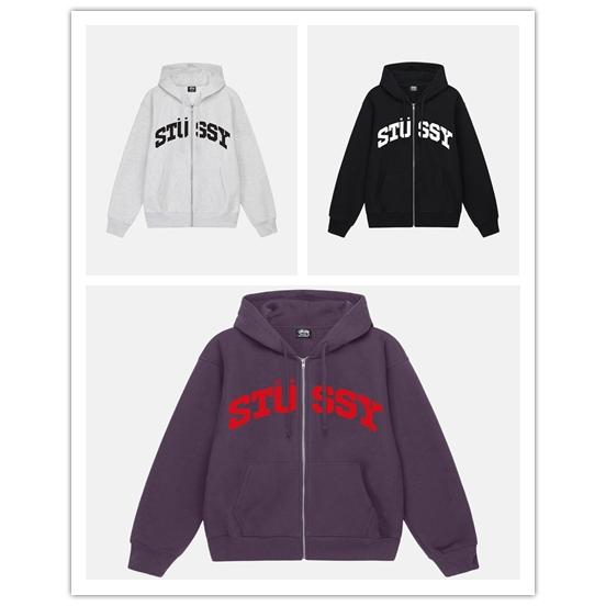 STUSSY ステューシー STUSSY BLOCK SPORT ZIP HOOD パーカー